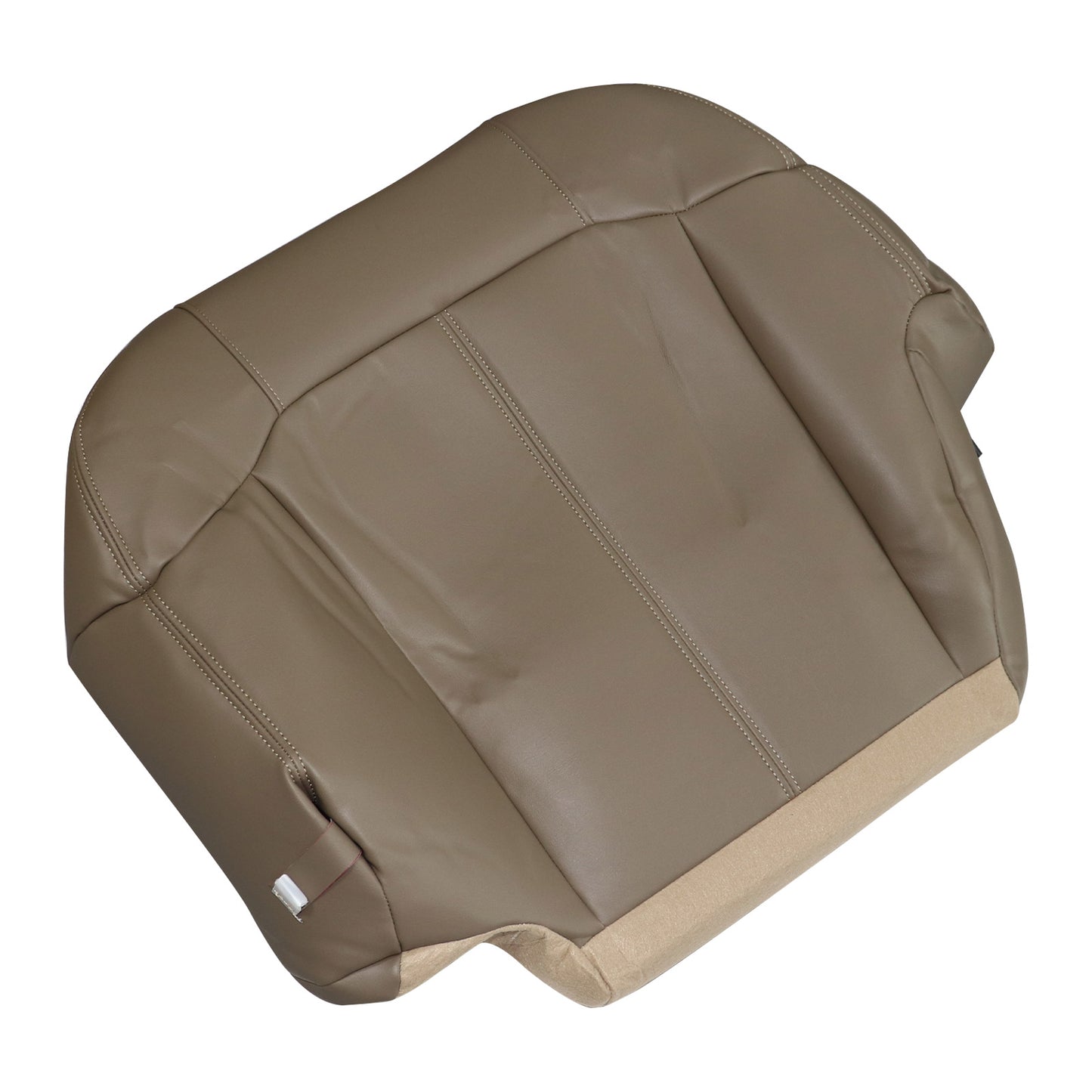 Replacement For 99-02 GMC Sierra Chevy Silverado Driver Bottom Seat Cover Tan
