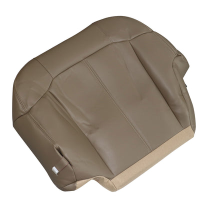 Replacement For 99-02 GMC Sierra Chevy Silverado Driver Bottom Seat Cover Tan