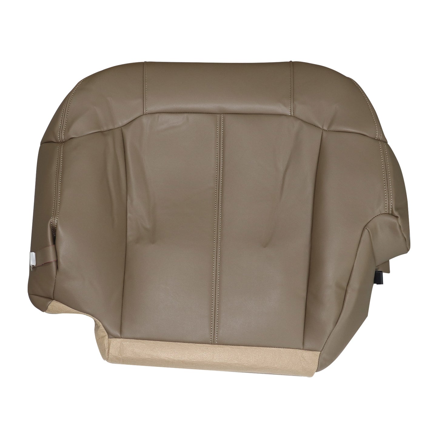 Replacement For 99-02 GMC Sierra Chevy Silverado Driver Bottom Seat Cover Tan