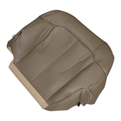 Replacement For 99-02 GMC Sierra Chevy Silverado Driver Bottom Seat Cover Tan