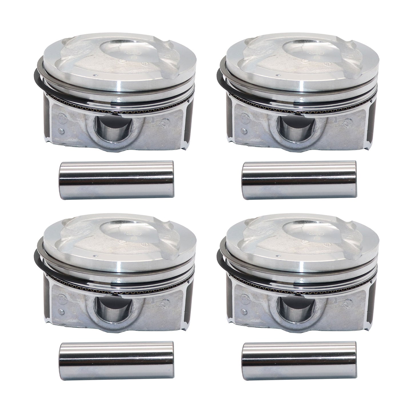 4pcs Piston & Rings kit Fit For Hyundai Kia Accent Rio 1.6L DOHC 2012-2016