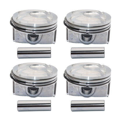 4pcs Piston & Rings kit Fit For Hyundai Kia Accent Rio 1.6L DOHC 2012-2016