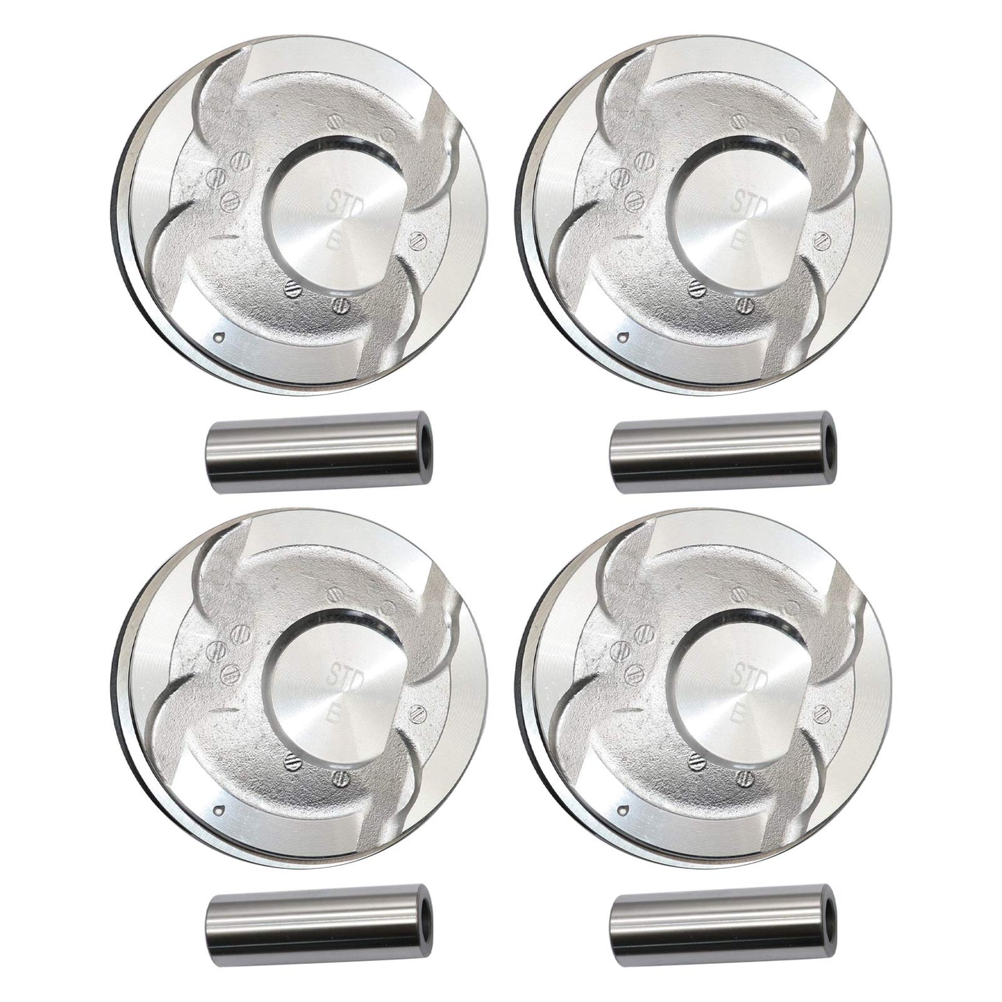 4pcs Piston & Rings kit Fit For Hyundai Kia Accent Rio 1.6L DOHC 2012-2016
