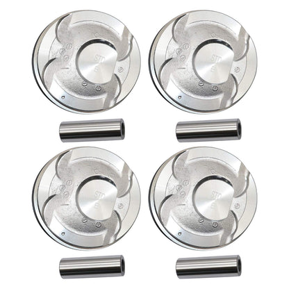 4pcs Piston & Rings kit Fit For Hyundai Kia Accent Rio 1.6L DOHC 2012-2016
