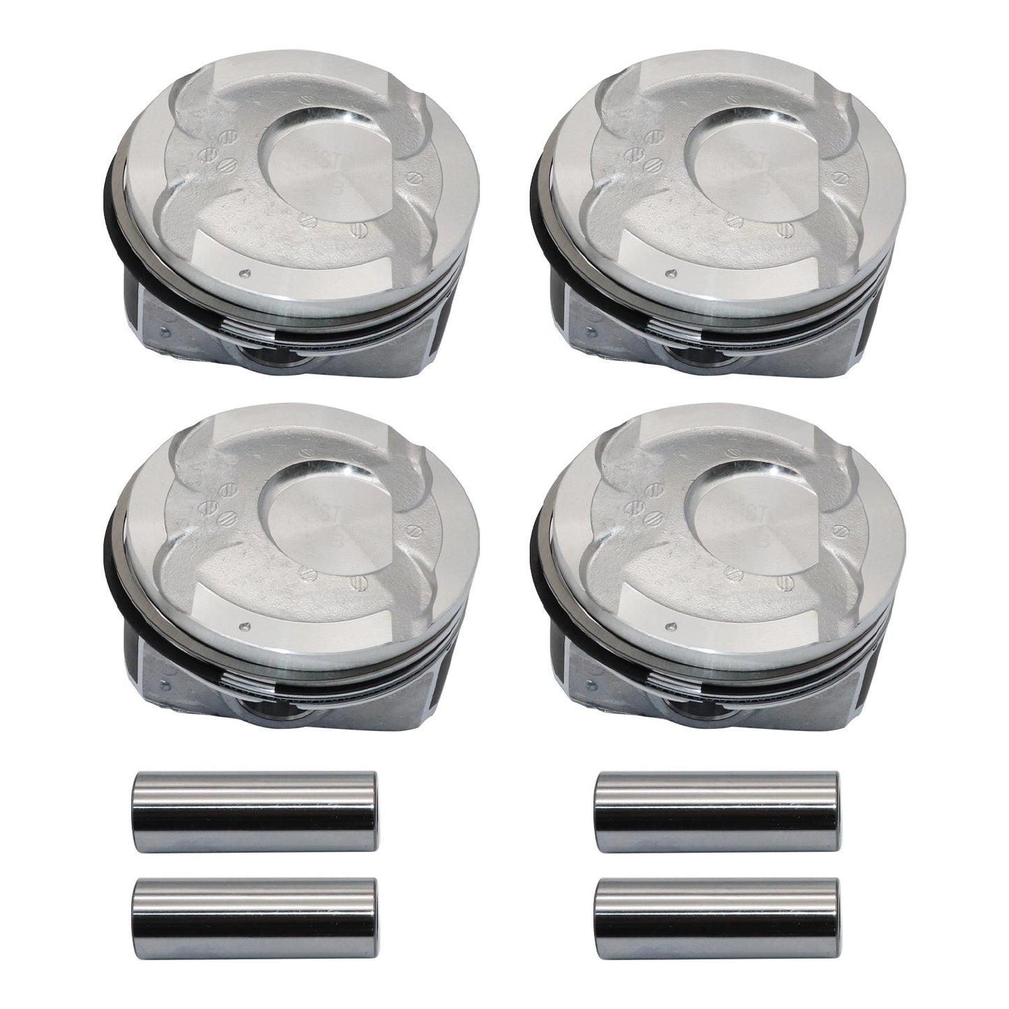 4pcs Piston & Rings kit Fit For Hyundai Kia Accent Rio 1.6L DOHC 2012-2016