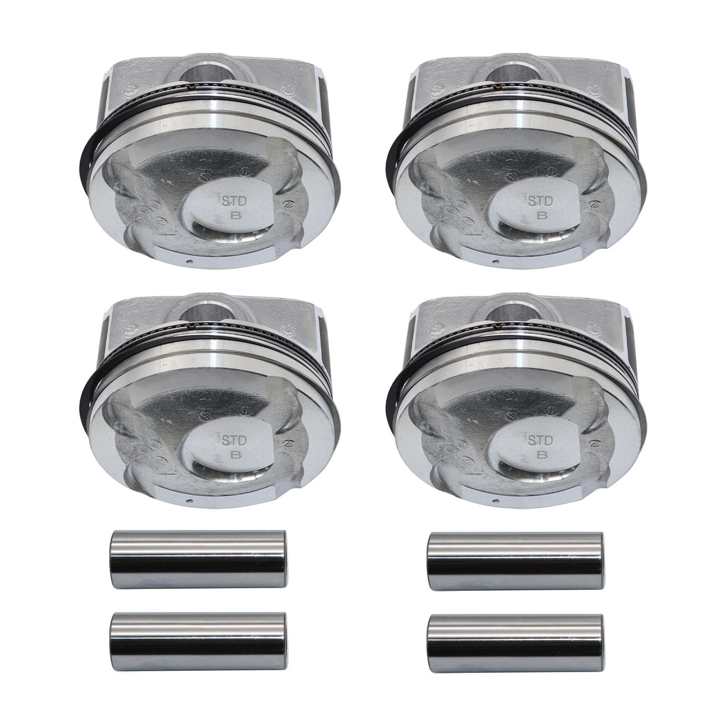 4pcs Piston & Rings kit Fit For Hyundai Kia Accent Rio 1.6L DOHC 2012-2016