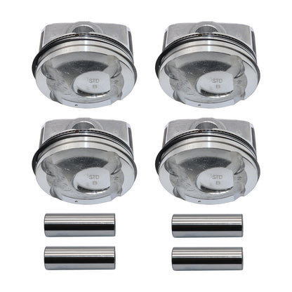 4pcs Piston & Rings kit Fit For Hyundai Kia Accent Rio 1.6L DOHC 2012-2016