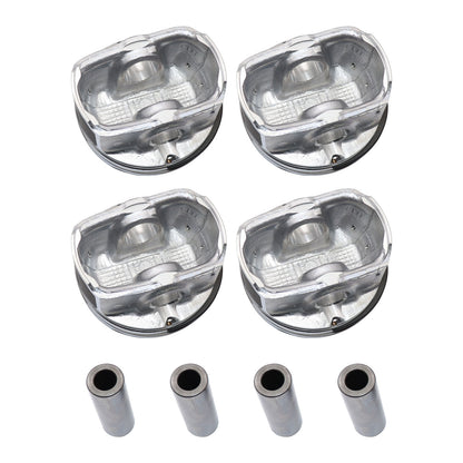 4pcs Piston & Rings kit Fit For Hyundai Kia Accent Rio 1.6L DOHC 2012-2016