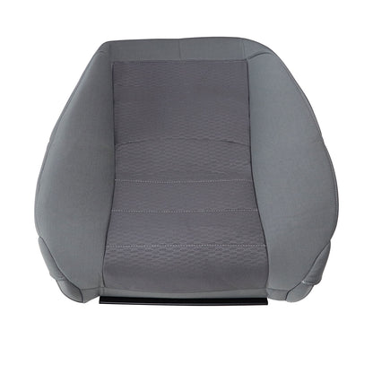 For 2013-2018 Dodge Ram 1500 2500 3500 Cloth Driver Lean Back Seat Cover Gray