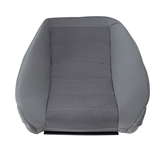 For 2013-2018 Dodge Ram 1500 2500 3500 Cloth Driver Lean Back Seat Cover Gray
