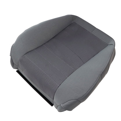 For 2013-2018 Dodge Ram 1500 2500 3500 Cloth Driver Lean Back Seat Cover Gray