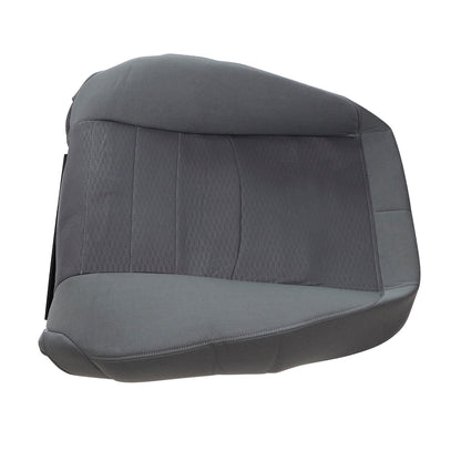 For 2013-2018 Dodge Ram 1500 2500 3500 Cloth Driver Lean Back Seat Cover Gray