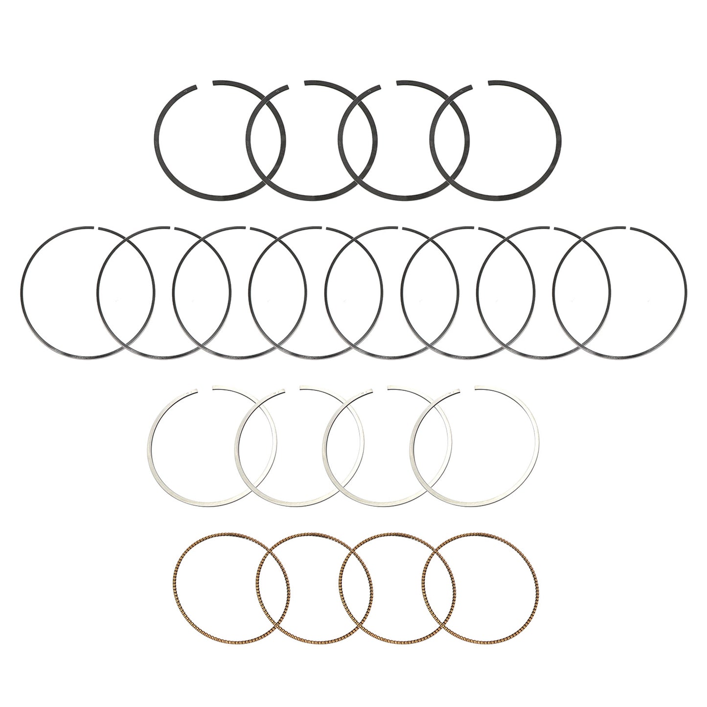 Piston Ring Set STD Size FITS 2010-2017 Hyundai Kia 2.4L L4 DOHC 230402G510