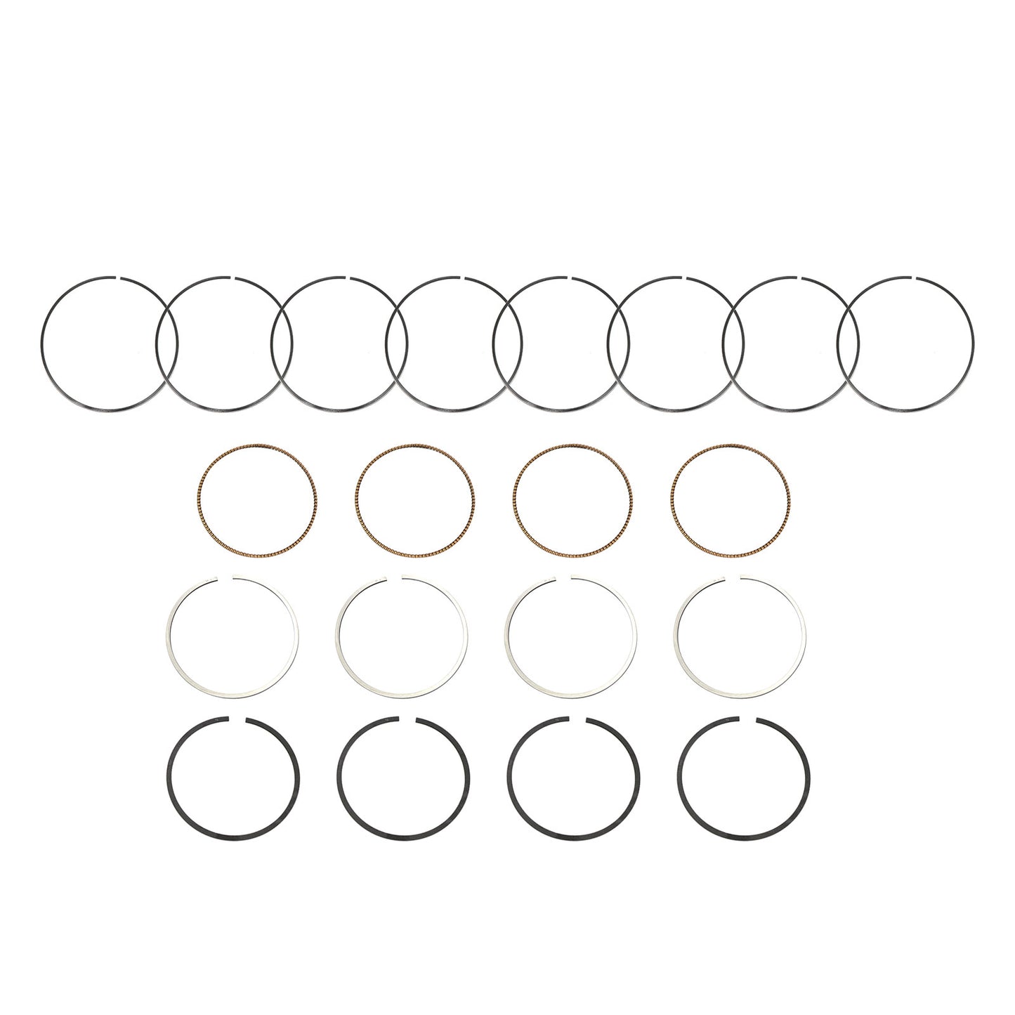 Piston Ring Set STD Size FITS 2010-2017 Hyundai Kia 2.4L L4 DOHC 230402G510