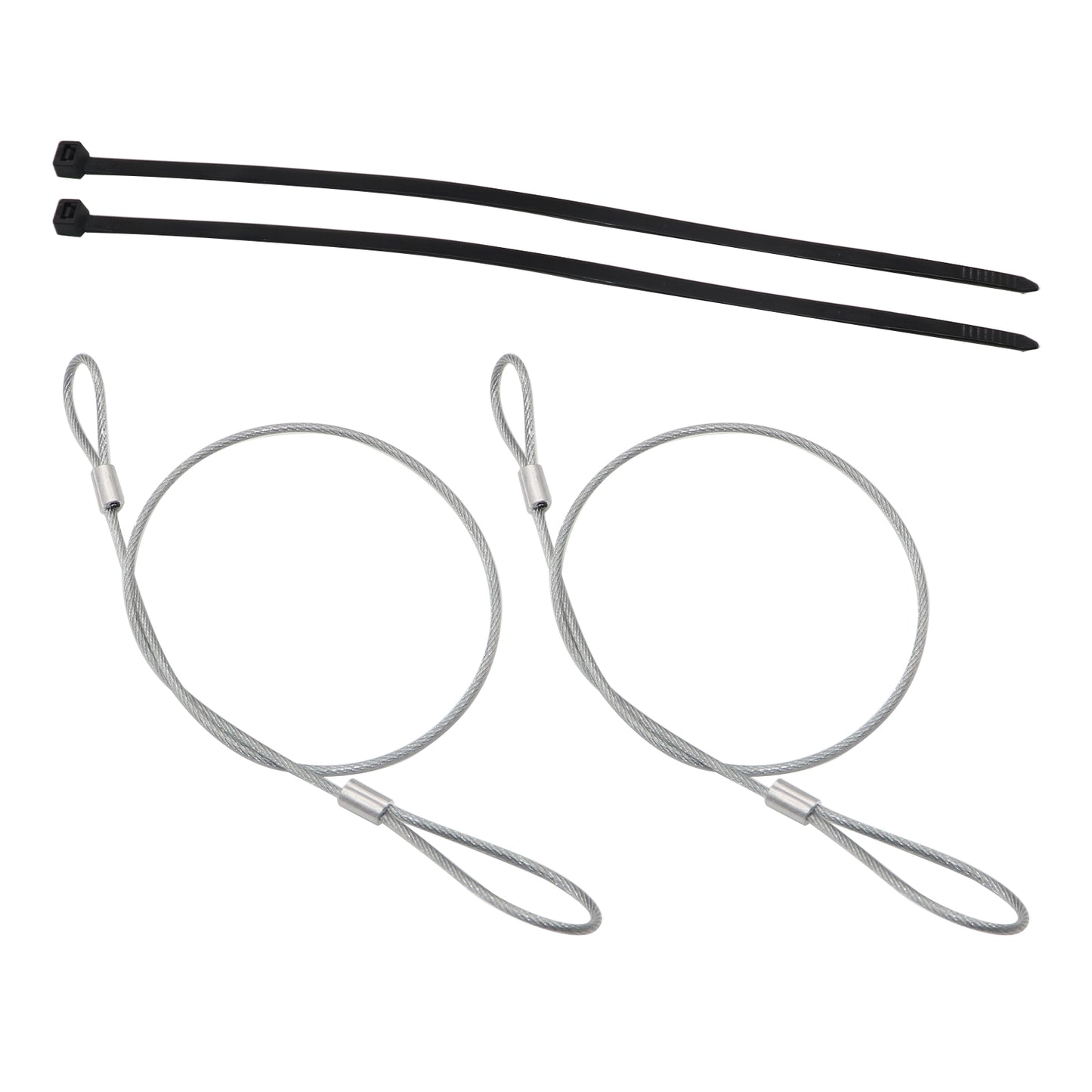 2Pcs Emergency Hood Release Cable Kit For 1984 85-1996 Corvette C4 RP604802 US