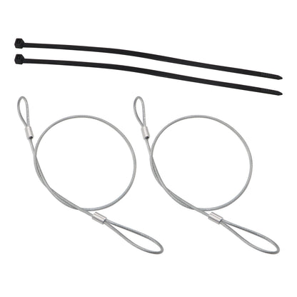 2Pcs Emergency Hood Release Cable Kit For 1984 85-1996 Corvette C4 RP604802 US