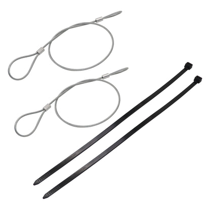 2Pcs Emergency Hood Release Cable Kit For 1984 85-1996 Corvette C4 RP604802 US