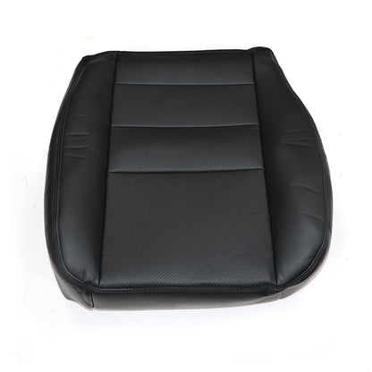For 2002-2007 Ford F250 Driver Bottom Perforated Leather Seat Cover Black