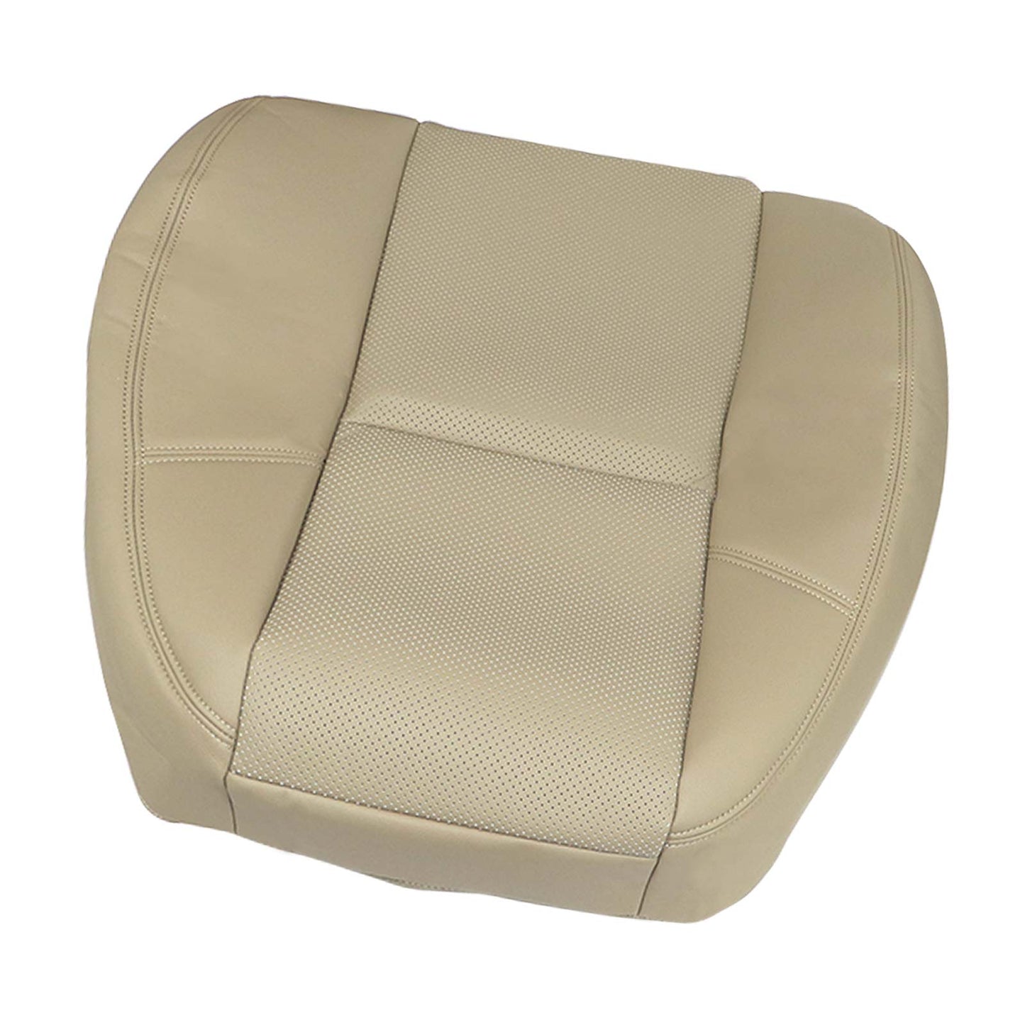 For 2007 2008-2014 GMC Yukon Sierra Driver Top Lean Back Leather Seat Cover Tan