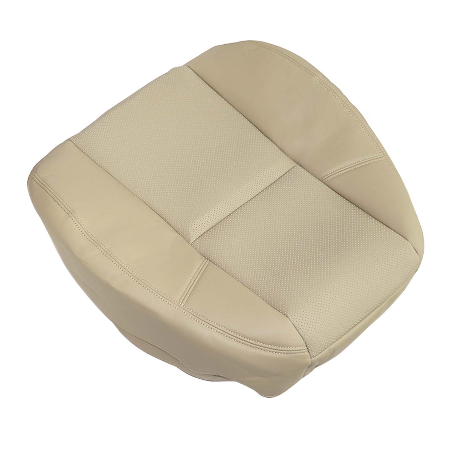 For 2007 2008-2014 GMC Yukon Sierra Driver Top Lean Back Leather Seat Cover Tan