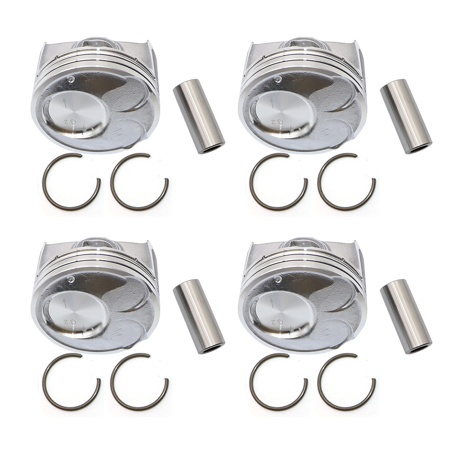 4 x Piston kit Fit For Kia Soul Forte Forte5 Forte Koup 2.0L 2014-2018