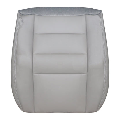 For 2002-2007 Ford F250 F350 Super Duty Driver Bottom Leather Seat Cover Gray