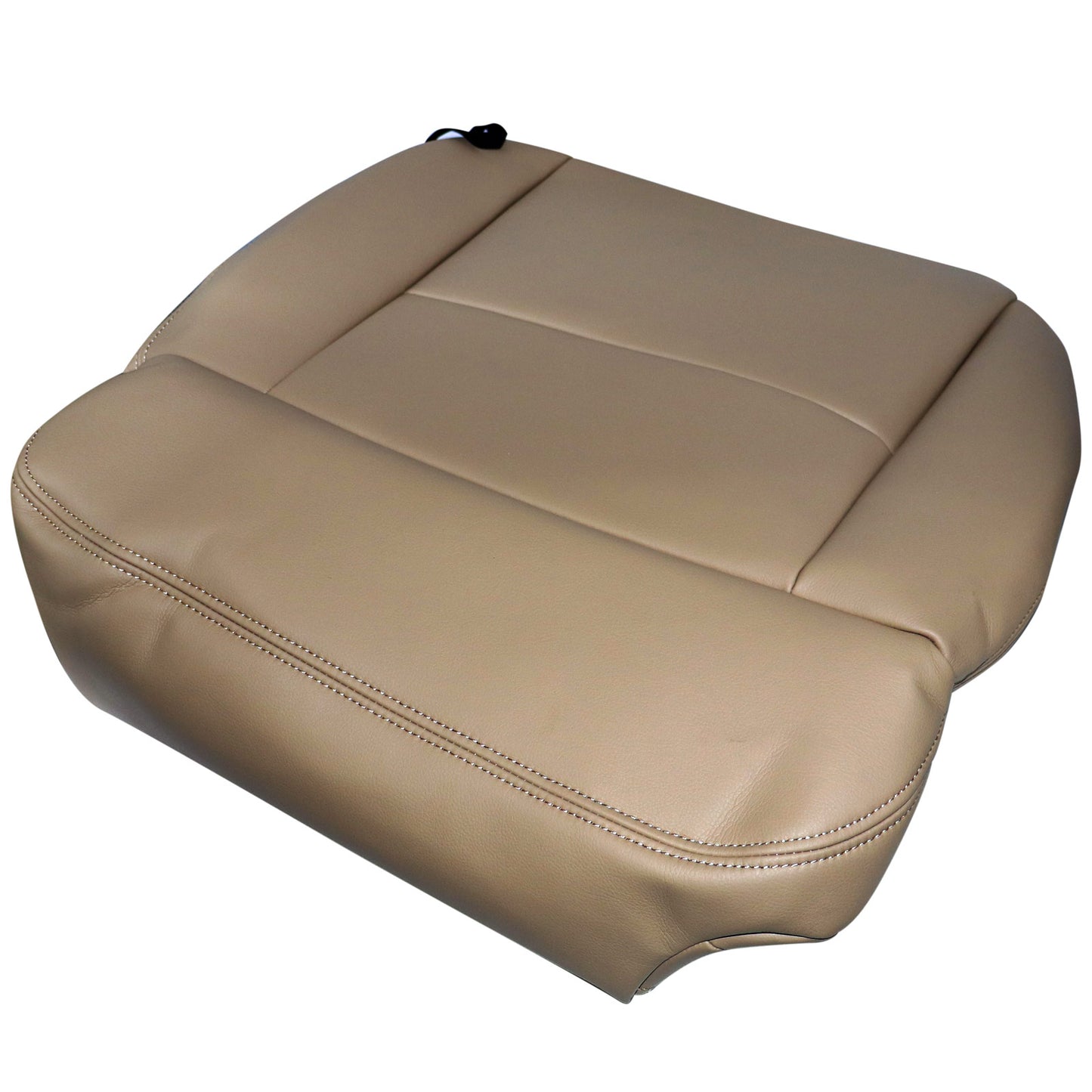 For 2005-2008 Ford F150 Lariat STX XL XLT Driver Bottom Leather Seat Cover Tan