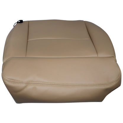 For 2005-2008 Ford F150 Lariat STX XL XLT Driver Bottom Leather Seat Cover Tan