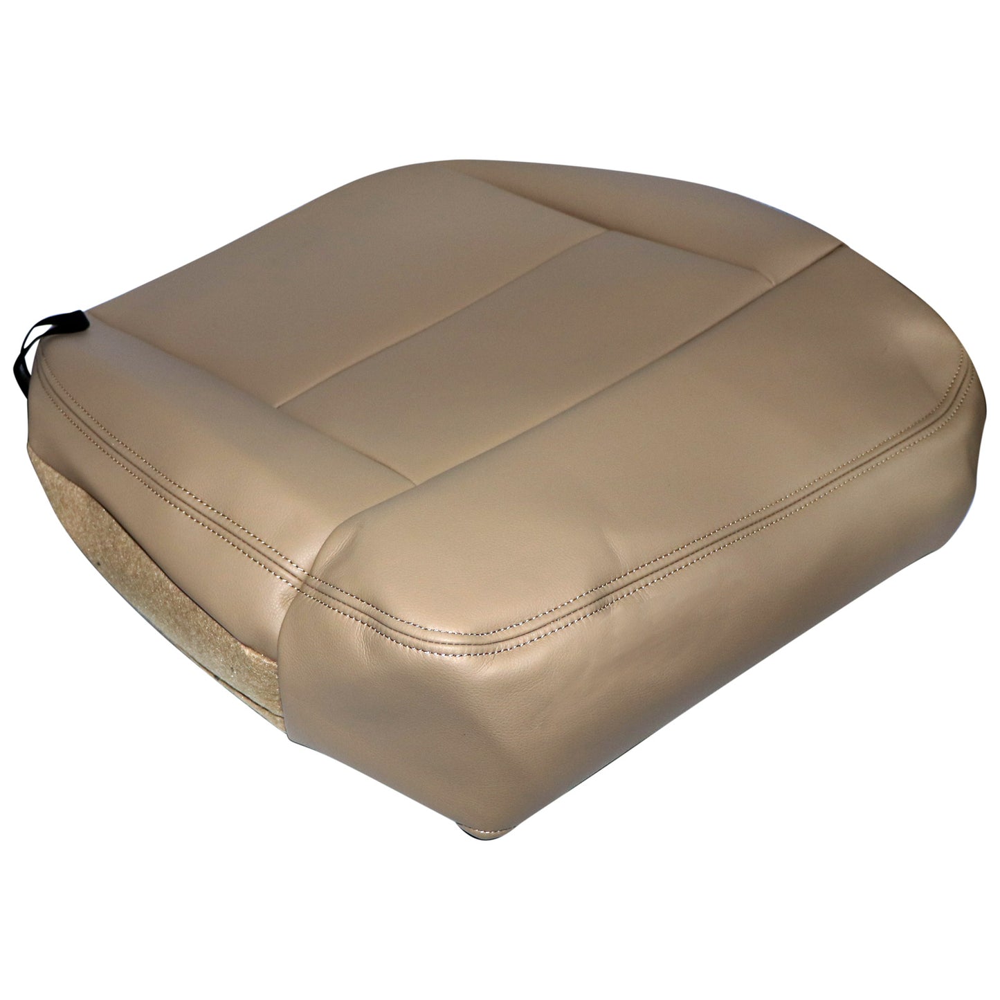 For 2005-2008 Ford F150 Lariat STX XL XLT Driver Bottom Leather Seat Cover Tan