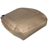 For 2005-2008 Ford F150 Lariat STX XL XLT Driver Bottom Leather Seat Cover Tan