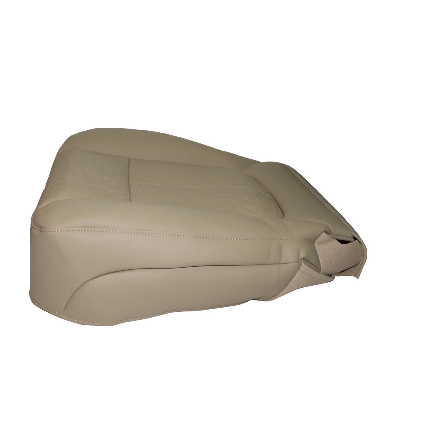 For 2011 2012-2016 Ford F250 Lariat AC Passenger Bottom Leather Seat Cover Tan