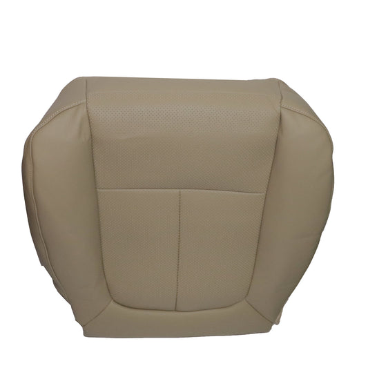 For 2011 2012-2016 Ford F250 Lariat AC Passenger Bottom Leather Seat Cover Tan