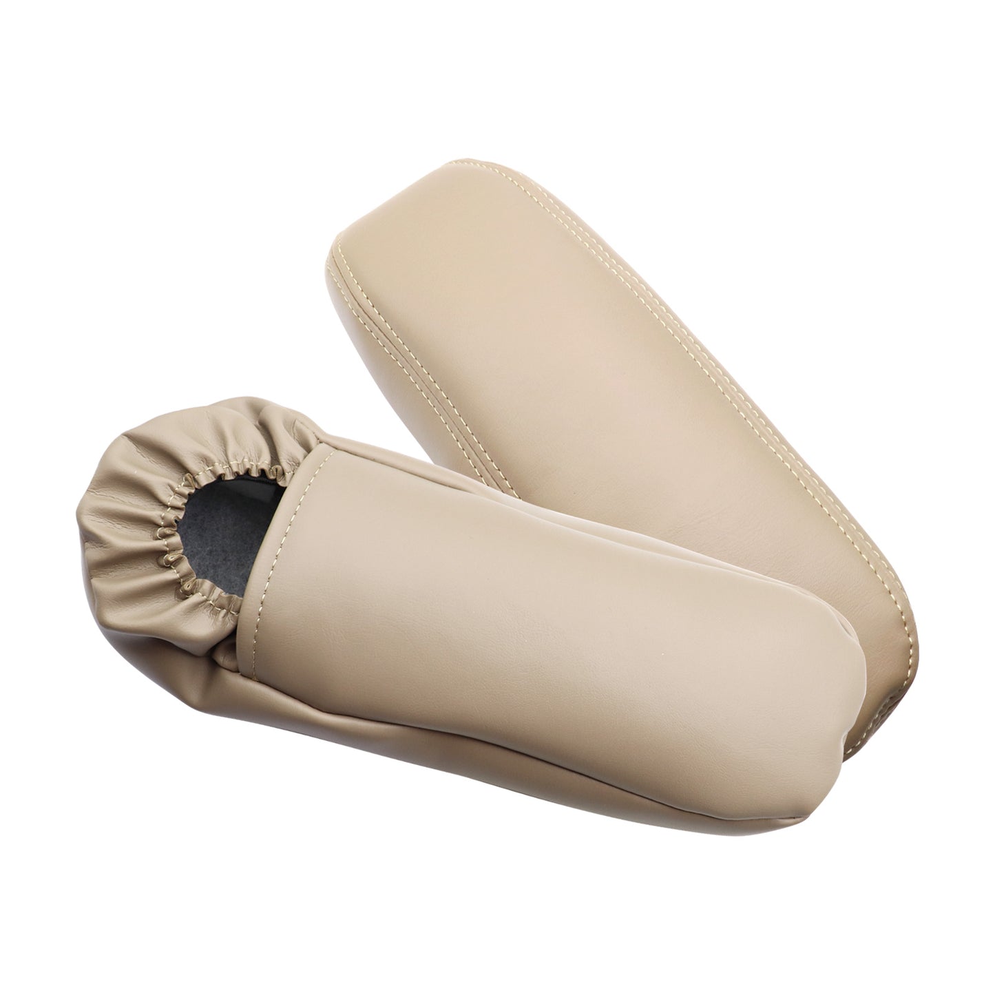 For Ford F250 F350 Excursion Lariat 1999-2007 Tan New Leather Seat Armrest Cover