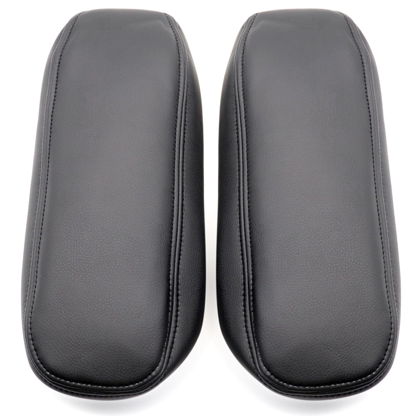 Leather Seat Armrest Cover For Ford F250 F350 Excursion Lariat 1999 2000 Black