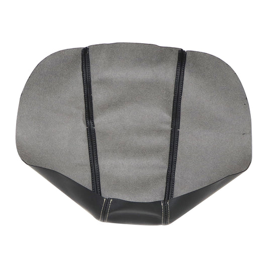 Black Leather Console Lid Armrest Cover Beige Stitch For Nissan Maxima 2016-2019
