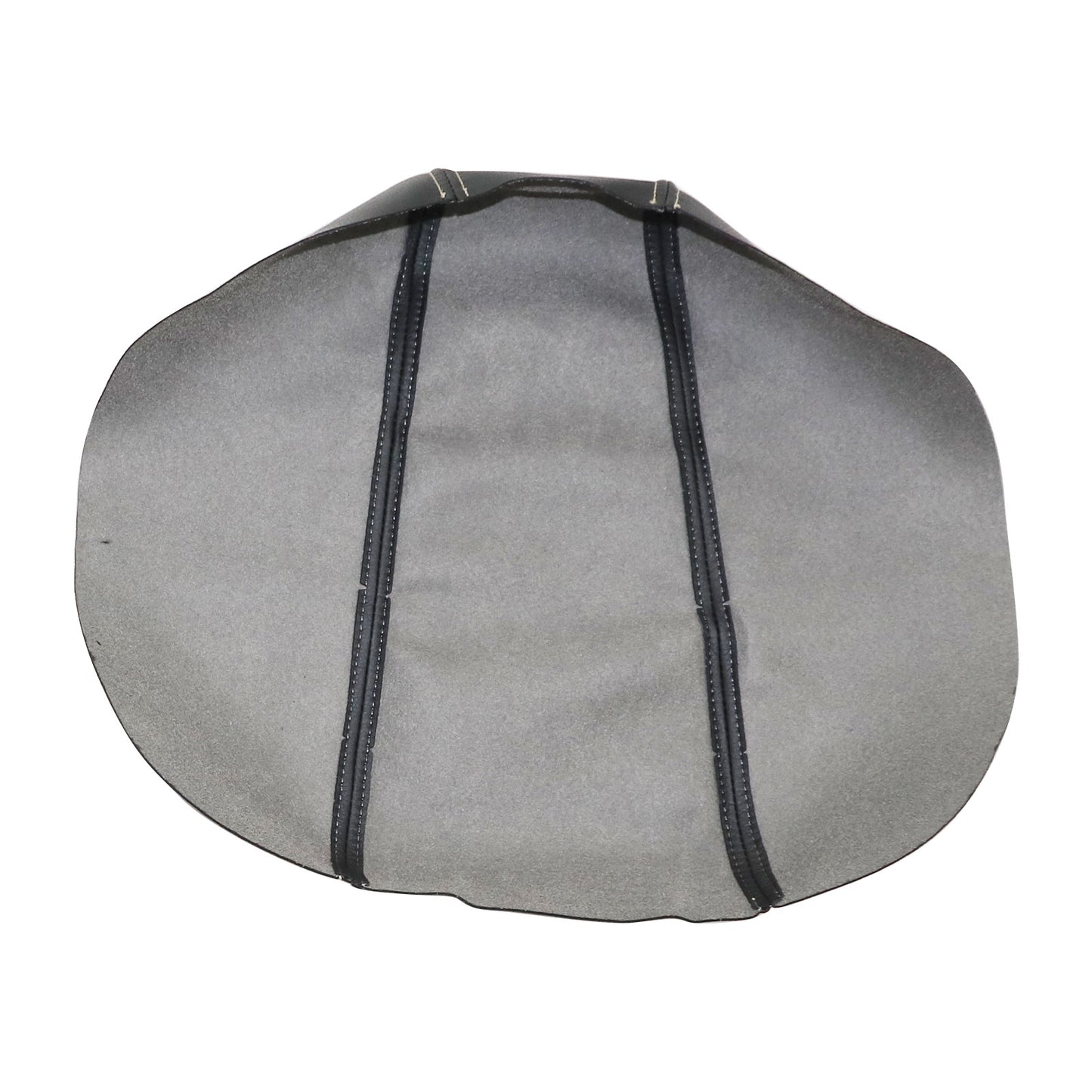 Black Leather Console Lid Armrest Cover Beige Stitch For Nissan Maxima 2016-2019