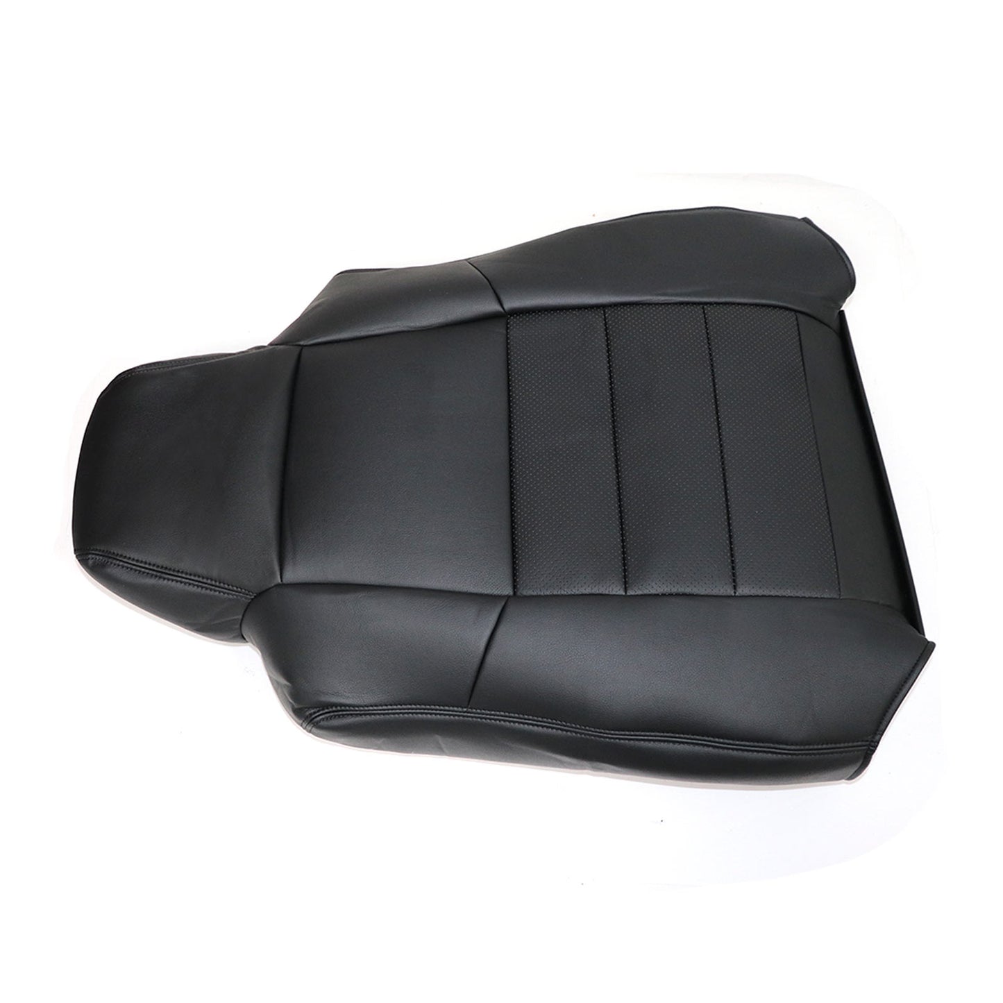 Fits 2004 2005 Ford F250 F350 Lariat XLT Black Driver Top Leather AC Seat Cover