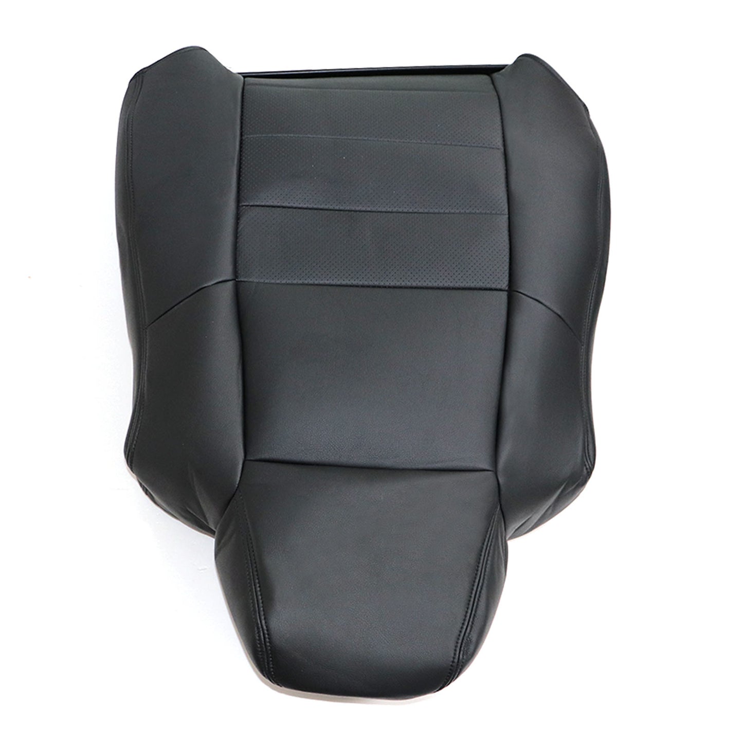 Fits 2004 2005 Ford F250 F350 Lariat XLT Black Driver Top Leather AC Seat Cover