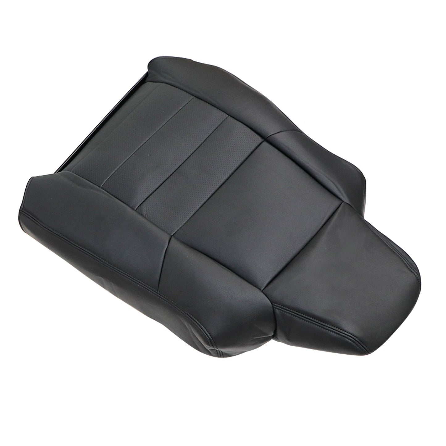 Fits 2004 2005 Ford F250 F350 Lariat XLT Black Driver Top Leather AC Seat Cover