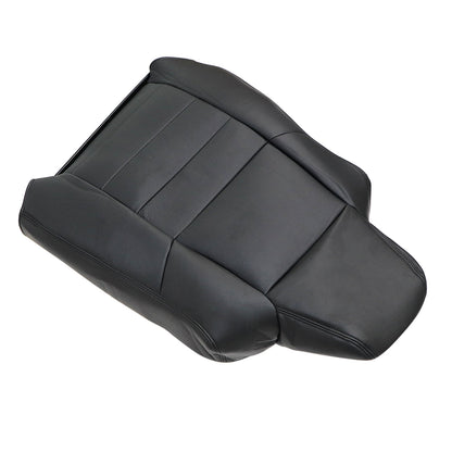 Fits 2004 2005 Ford F250 F350 Lariat XLT Black Driver Top Leather AC Seat Cover
