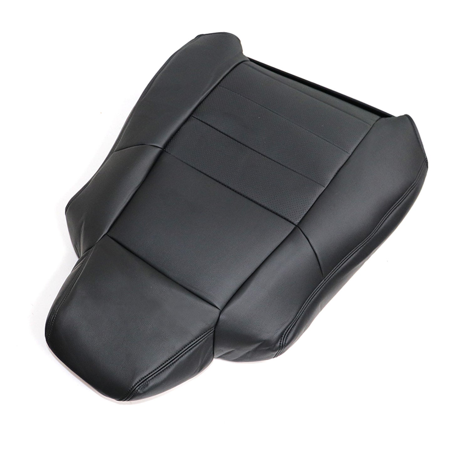 Fits 2004 2005 Ford F250 F350 Lariat XLT Black Driver Top Leather AC Seat Cover
