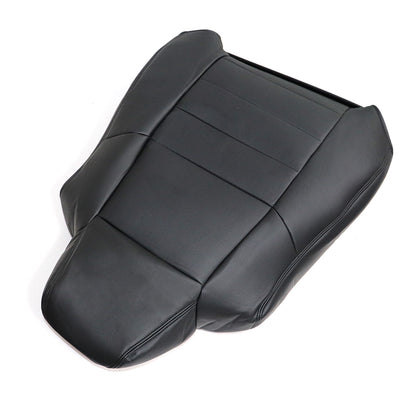 Fits 2004 2005 Ford F250 F350 Lariat XLT Black Driver Top Leather AC Seat Cover