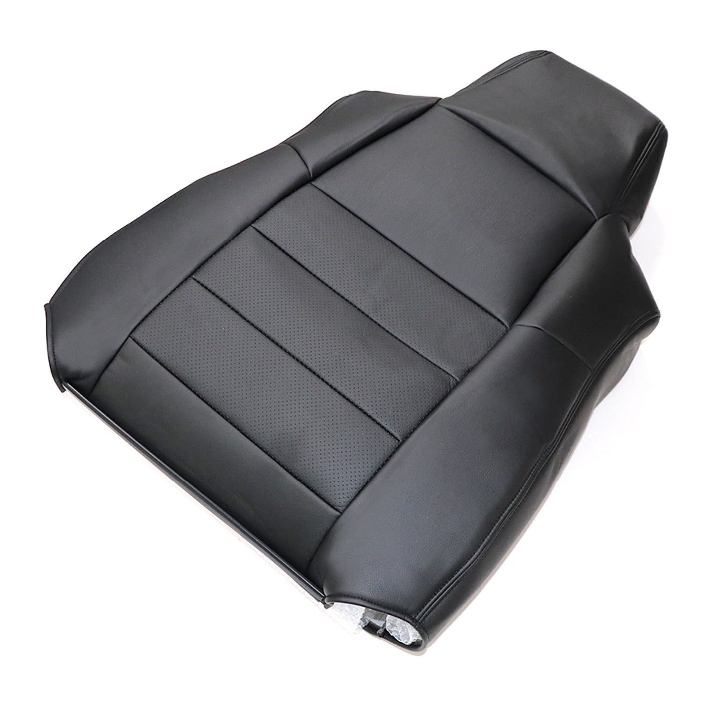 Fits 2004 2005 Ford F250 F350 Lariat XLT Black Driver Top Leather AC Seat Cover