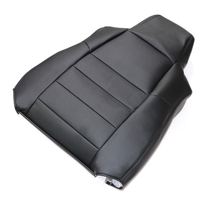Fits 2004 2005 Ford F250 F350 Lariat XLT Black Driver Top Leather AC Seat Cover
