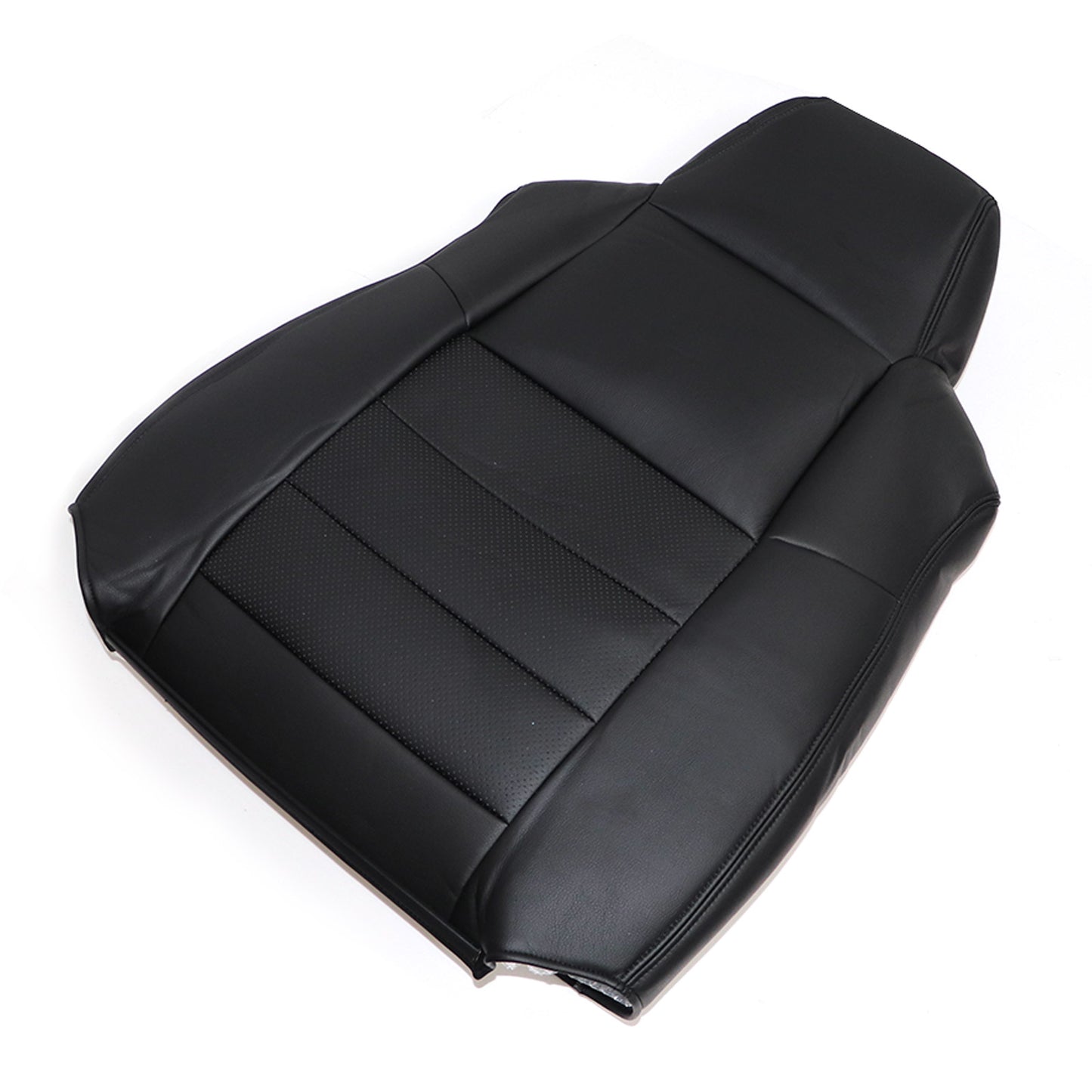 For 2004 2005 Ford F250 F350 Super Duty Lariat Passenger Top AC Seat Cover Black