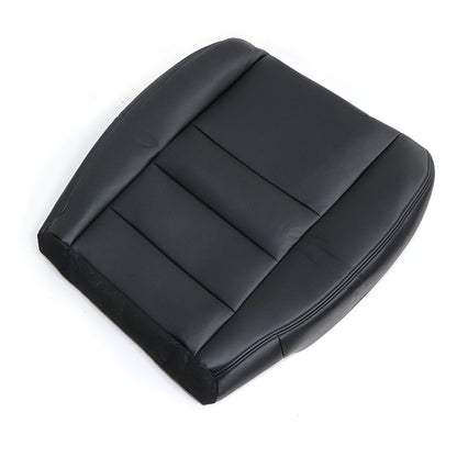Passenger Side Bottom Leather Cover Black For 2006 2007 Ford F-250 F-350 Lariat
