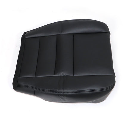 Passenger Side Bottom Leather Cover Black For 2006 2007 Ford F-250 F-350 Lariat