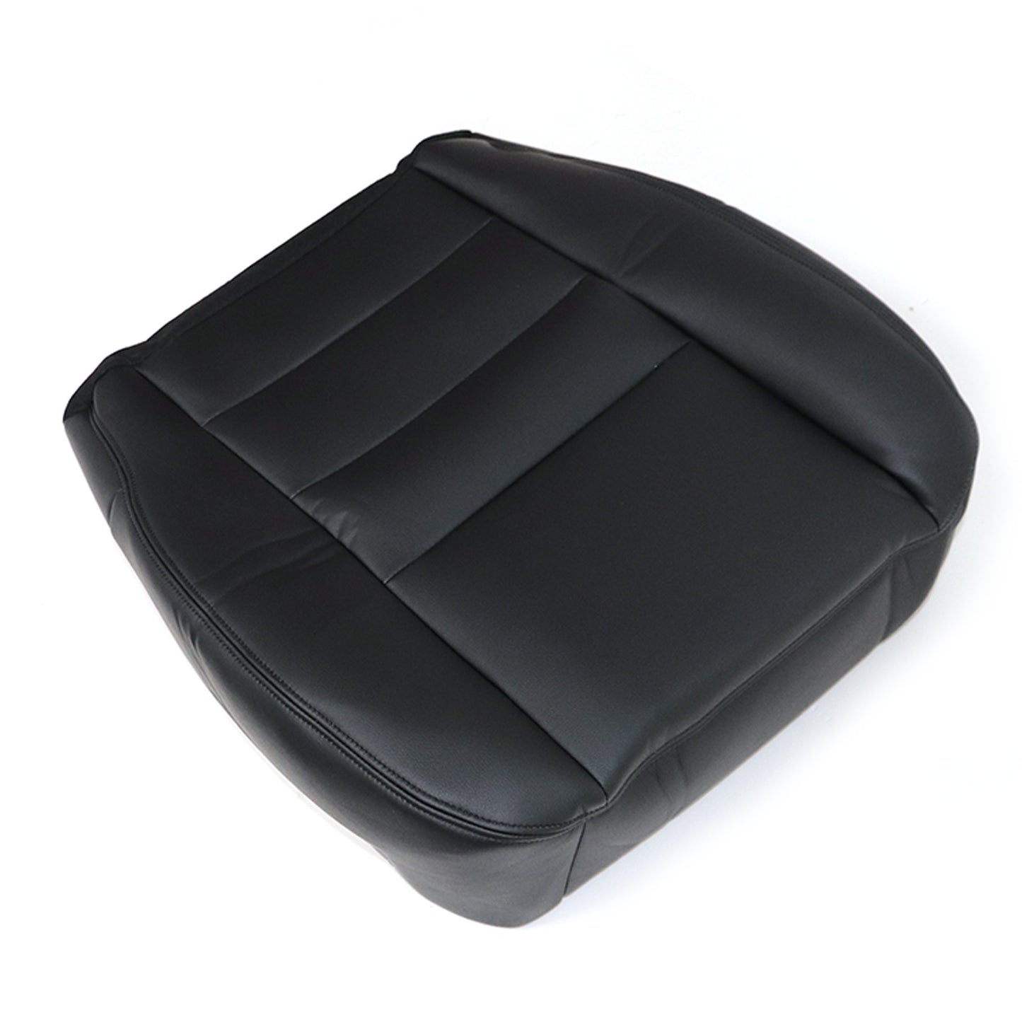 Passenger Side Bottom Leather Cover Black For 2006 2007 Ford F-250 F-350 Lariat
