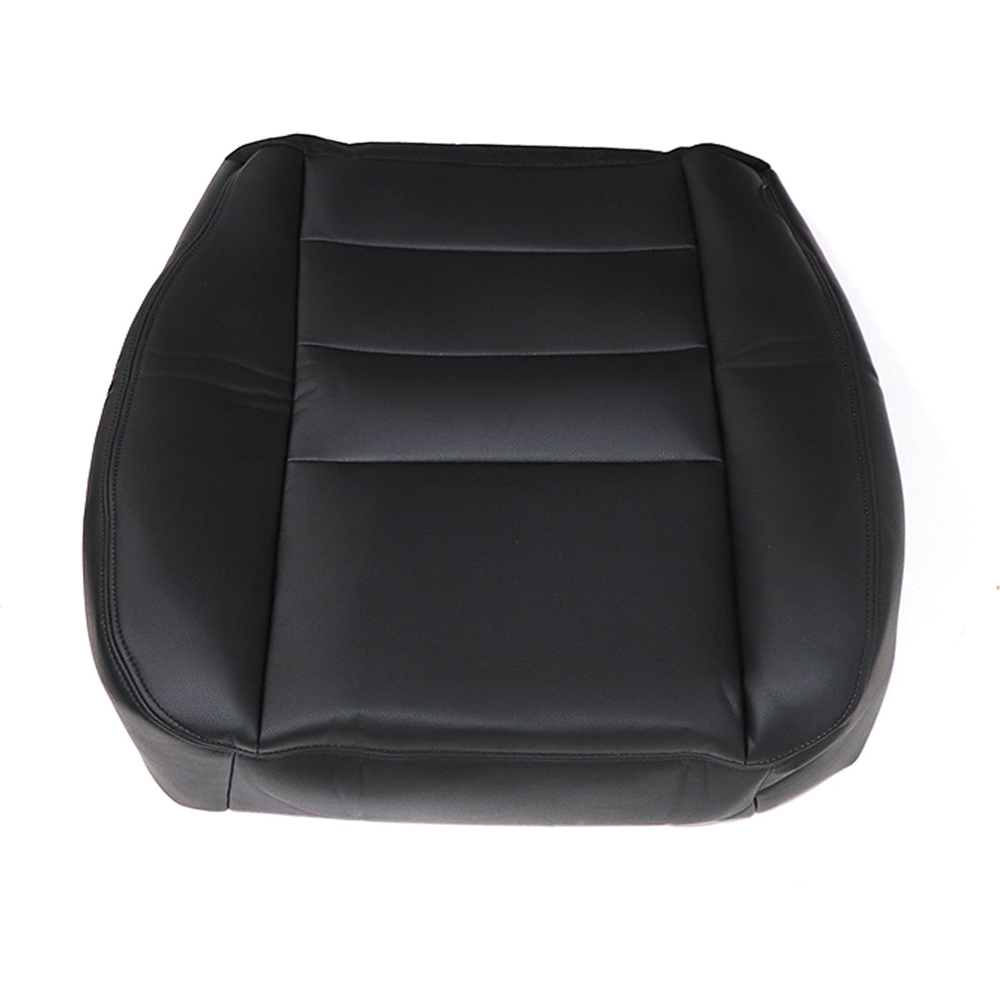 Passenger Side Bottom Leather Cover Black For 2006 2007 Ford F-250 F-350 Lariat