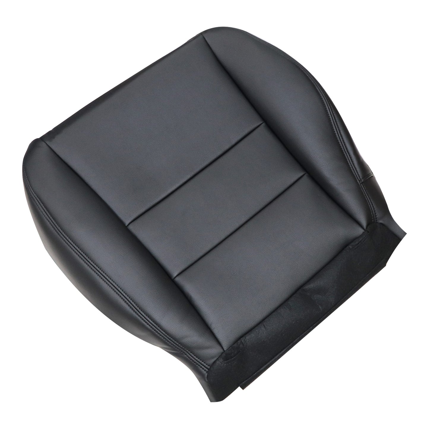 Fits For 2003-2007 Honda Accord Driver Bottom Leather Seat Cover Black US STOCK